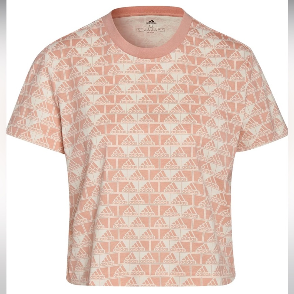 NWT Adidas Women’s Pink Crop Top - Picture 2 of 10